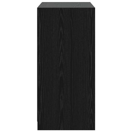 Garderob Svart ek 77 x 48 x 102 cm Konstruerat trä