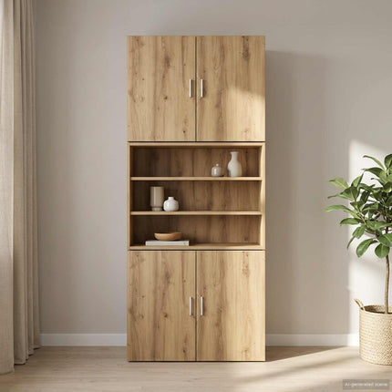 Väggskåp Artisan-ek 80 x 42,5 x 64 cm Konstruerat trä
