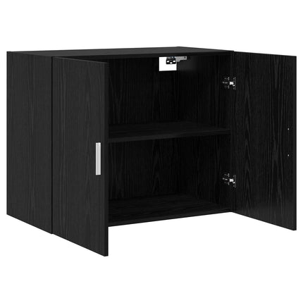 Väggskåp Svart ek 80 x 42,5 x 64 cm Konstruerat trä