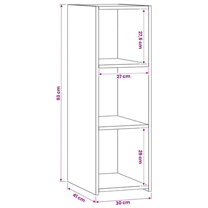 Sideboard Artisan-ek 30 x 41 x 93 cm Konstruerat trä