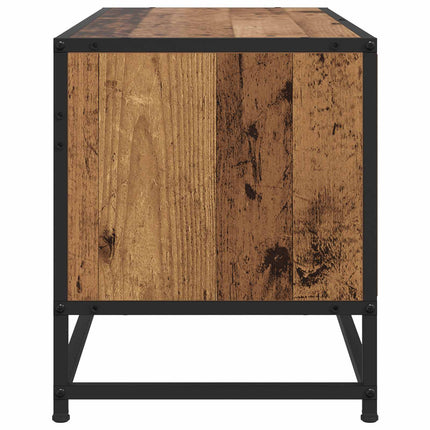 TV-skåp 80 x 34,5 x 40 cm Gammalt trä Konstruerat trä