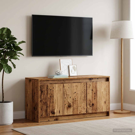 TV-skåp 100 x 34 x 50 cm Gammalt trä Konstruerat trä