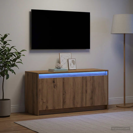 TV-skåp 100 x 34 x 50 cm Artisan-ek Konstruerat trä