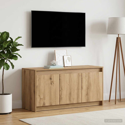 TV-skåp 100 x 34 x 50 cm Artisan-ek Konstruerat trä