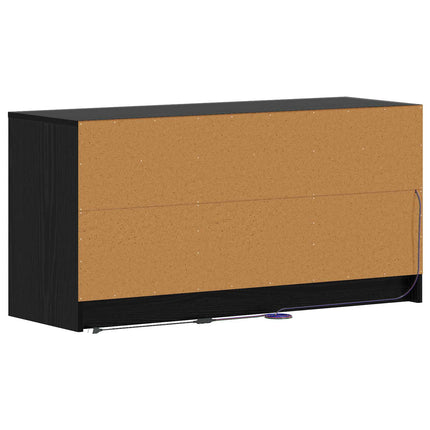 TV-skåp 100 x 34 x 50 cm Svart ek Konstruerat trä