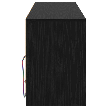 TV-skåp 100 x 34 x 50 cm Svart ek Konstruerat trä