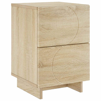 Nattduksbord Sonoma-ek 33,5 x 34,5 x 50 cm Konstruerat trä
