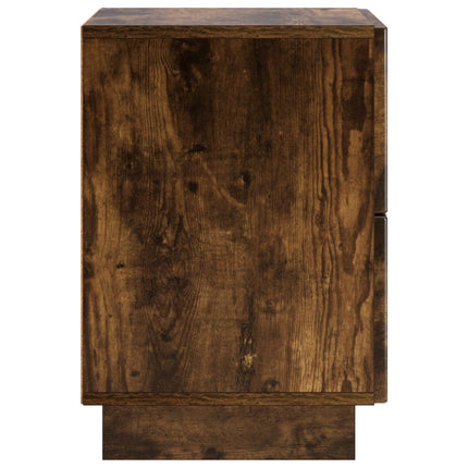 Nattduksbord Rökt ek 33,5 x 34,5 x 50 cm Konstruerat trä