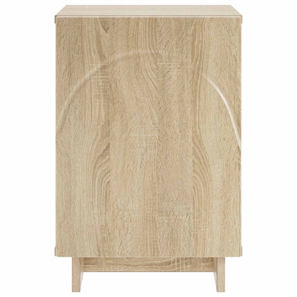 Nattduksbord 2 pcs Sonoma-ek 33,5 x 34,5 x 50 cm