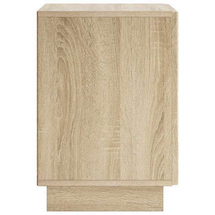 Nattduksbord 2 pcs Sonoma-ek 33,5 x 34,5 x 50 cm