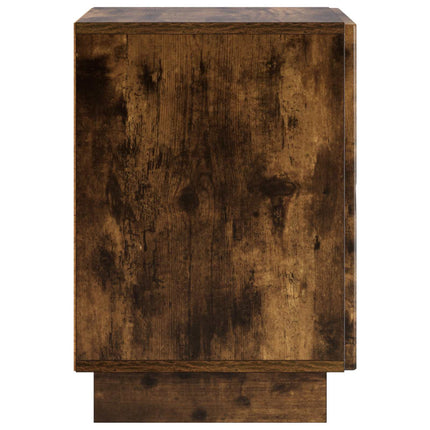 Nattduksbord Rökt ek 33,5 x 34,5 x 50 cm Konstruerat trä