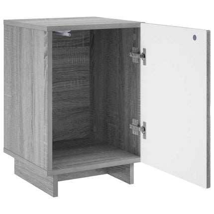 Nattduksbord 2 pcs Grå Sonoma 33,5 x 34,5 x 50 cm