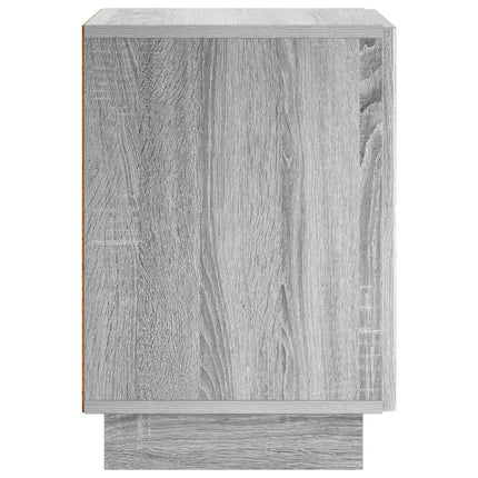 Nattduksbord 2 pcs Grå Sonoma 33,5 x 34,5 x 50 cm