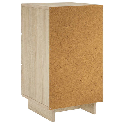 Nattduksbord Sonoma-ek 33,5 x 34,5 x 60 cm Konstruerat trä