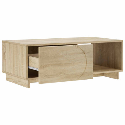 Kaffeebord Sonoma-ek 95 x 50,5 x 35 cm Konstruerat trä