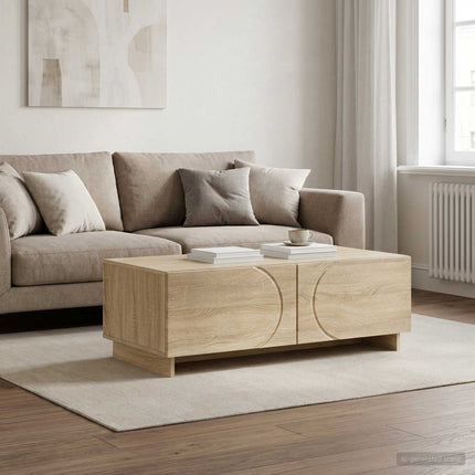 soffbord Sonoma-ek 102 x 50,5 x 35 cm Konstruerat trä