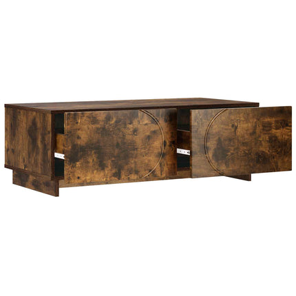 Kaffeebord Rökt ek 102 x 50,5 x 35 cm Konstruerat trä