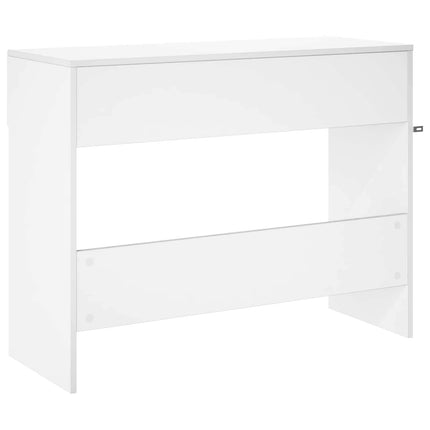 Konsolbord Vit 96,5 x 38 x 75 cm Konstruerat trä