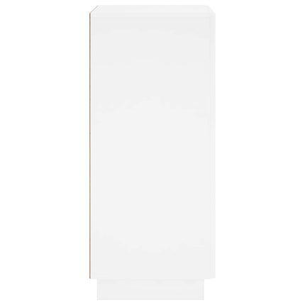 Skoskåp 48 x 38 x 87,5 cm Konstruerat trä Vit högglans