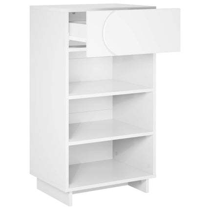 Skoskåp 48 x 38 x 87,5 cm Konstruerat trä Vit