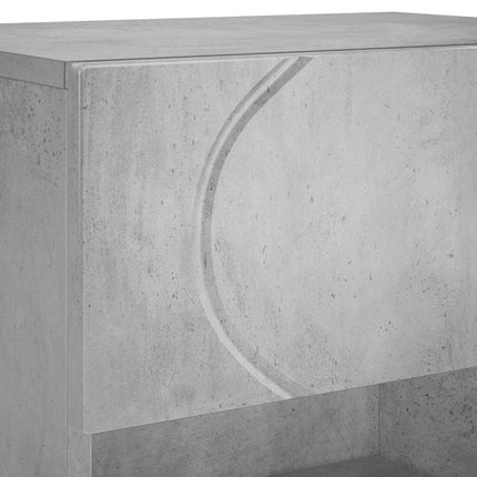 Skoskåp 48 x 38 x 87,5 cm Konstruerat trä Betonggrå