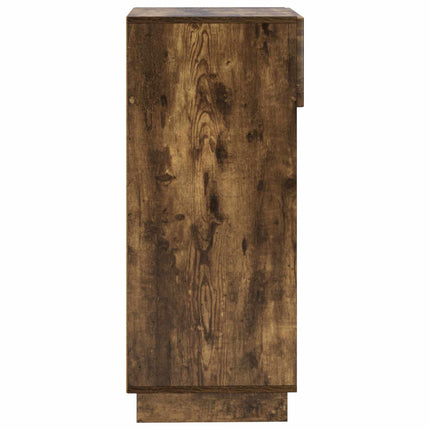 Skoskåp 48 x 38 x 87,5 cm Konstruerat trä Rökt ek