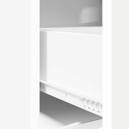Sängbord Vit 40 x 30 x 60 cm Konstruerat trä
