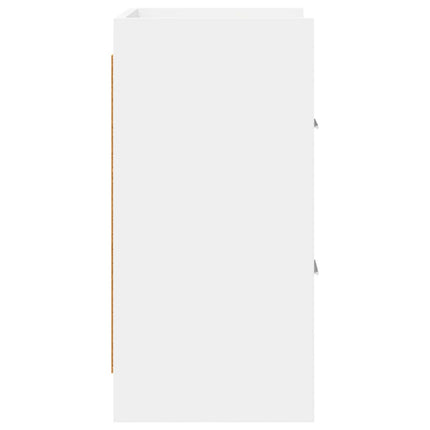 Sängbord Vit 40 x 30 x 60 cm Konstruerat trä