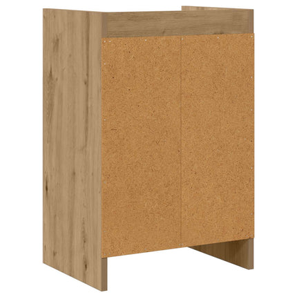 Sängbord 2 pcs Artisan-ek 40 x 30 x 60 cm Konstruerat trä