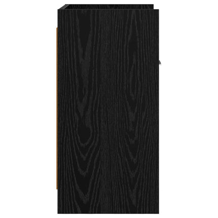 Sängbord Svart ek 40 x 30 x 60 cm Konstruerat trä