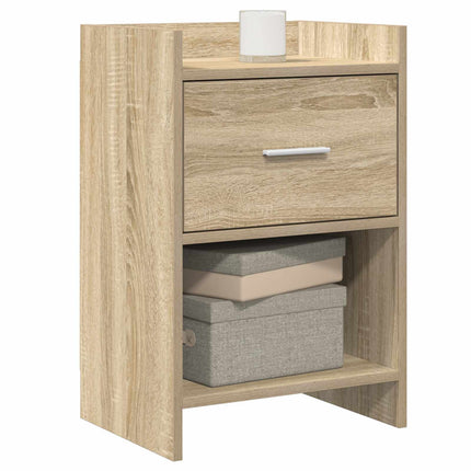 Sängbord 2 pcs Sonoma-ek 40 x 30 x 60 cm Konstruerat trä