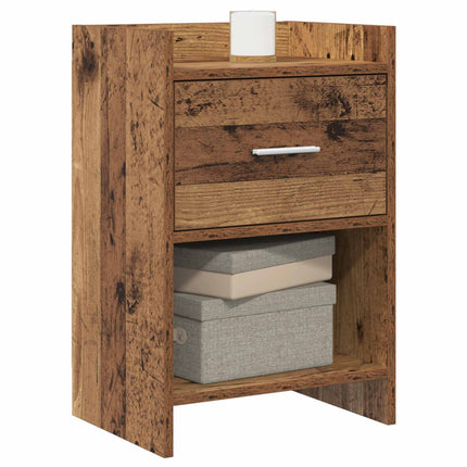 Sängbord 2 pcs Gammalt trä 40 x 30 x 60 cm Konstruerat trä