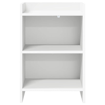 Sängbord 2 pcs Vit 40 x 30 x 60 cm Konstruerat trä