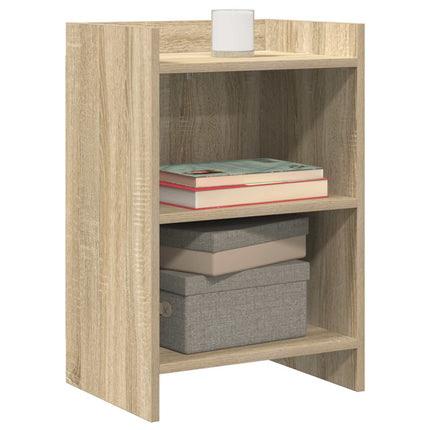 Sängbord 2 pcs Sonoma-ek 40 x 30 x 60 cm Konstruerat trä