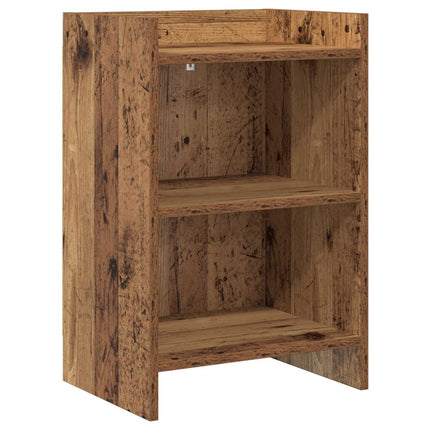 Sängbord Gammalt trä 40 x 30 x 60 cm Konstruerat trä