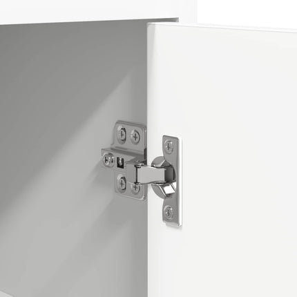 Sängbord 2 pcs Vit 40 x 30 x 60 cm Konstruerat trä