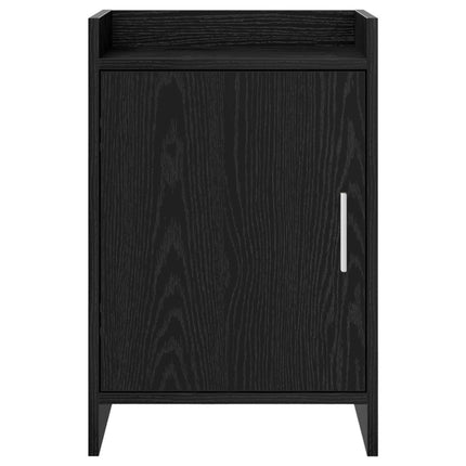 Sängbord Svart ek 40 x 30 x 60 cm Konstruerat trä