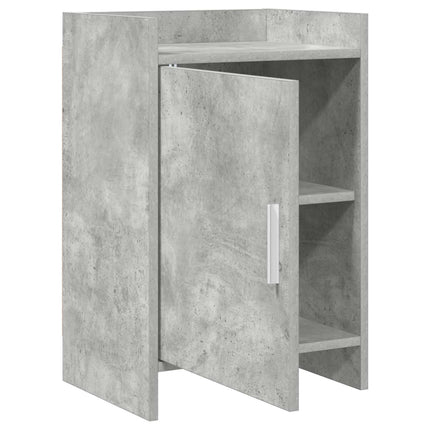 Sängbord 2 pcs Betonggrå 40 x 30 x 60 cm Konstruerat trä