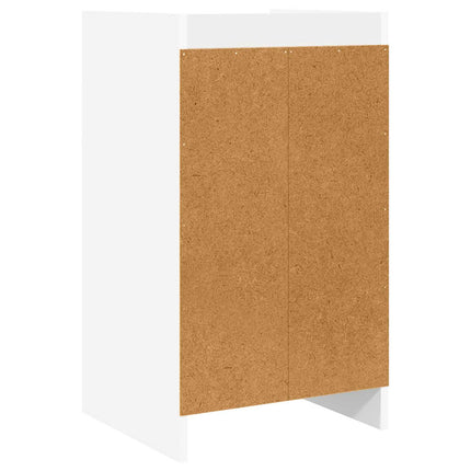 Sängbord Vit 40 x 36 x 70 cm Konstruerat trä