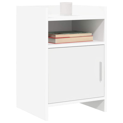 Sängbord Vit 40 x 36 x 60 cm Konstruerat trä