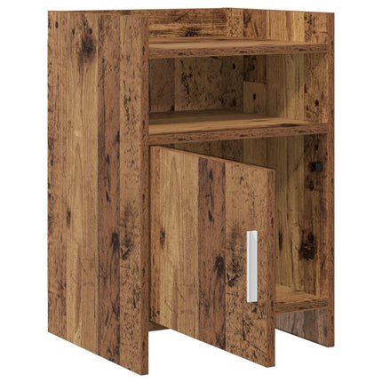 Sängbord Gammalt trä 40 x 36 x 60 cm Konstruerat trä