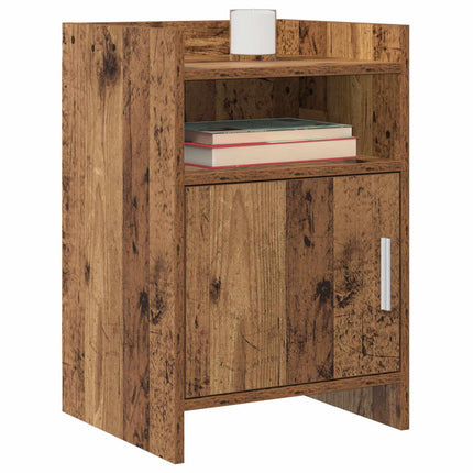 Sängbord 2 pcs Gammalt trä 40 x 36 x 60 cm Konstruerat trä