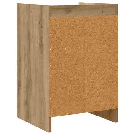 Sängbord 2 pcs Artisan-ek 40 x 36 x 60 cm Konstruerat trä