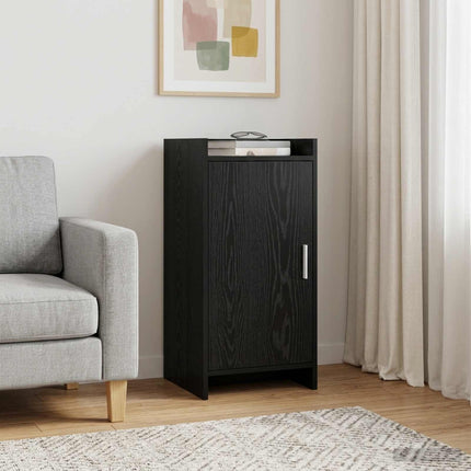 Sideboard Svart ek 40 x 36 x 80 cm Konstruerat trä