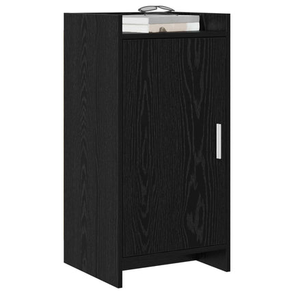 Sideboard Svart ek 40 x 36 x 80 cm Konstruerat trä