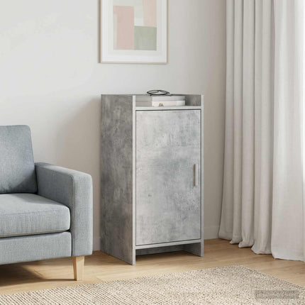 Sideboard Betonggrå 40 x 36 x 80 cm Konstruerat trä