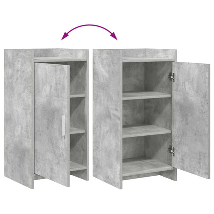 Sideboard Betonggrå 40 x 36 x 80 cm Konstruerat trä