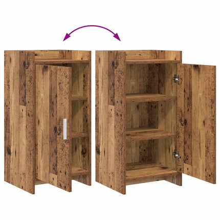 Sideboard Gammalt trä 40 x 36 x 80 cm Konstruerat trä
