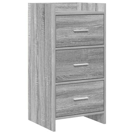 Sideboard Grå Sonoma 40 x 36 x 80 cm Konstruerat trä
