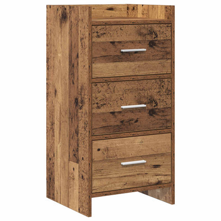 Sideboard Gammalt trä 40 x 36 x 80 cm Konstruerat trä
